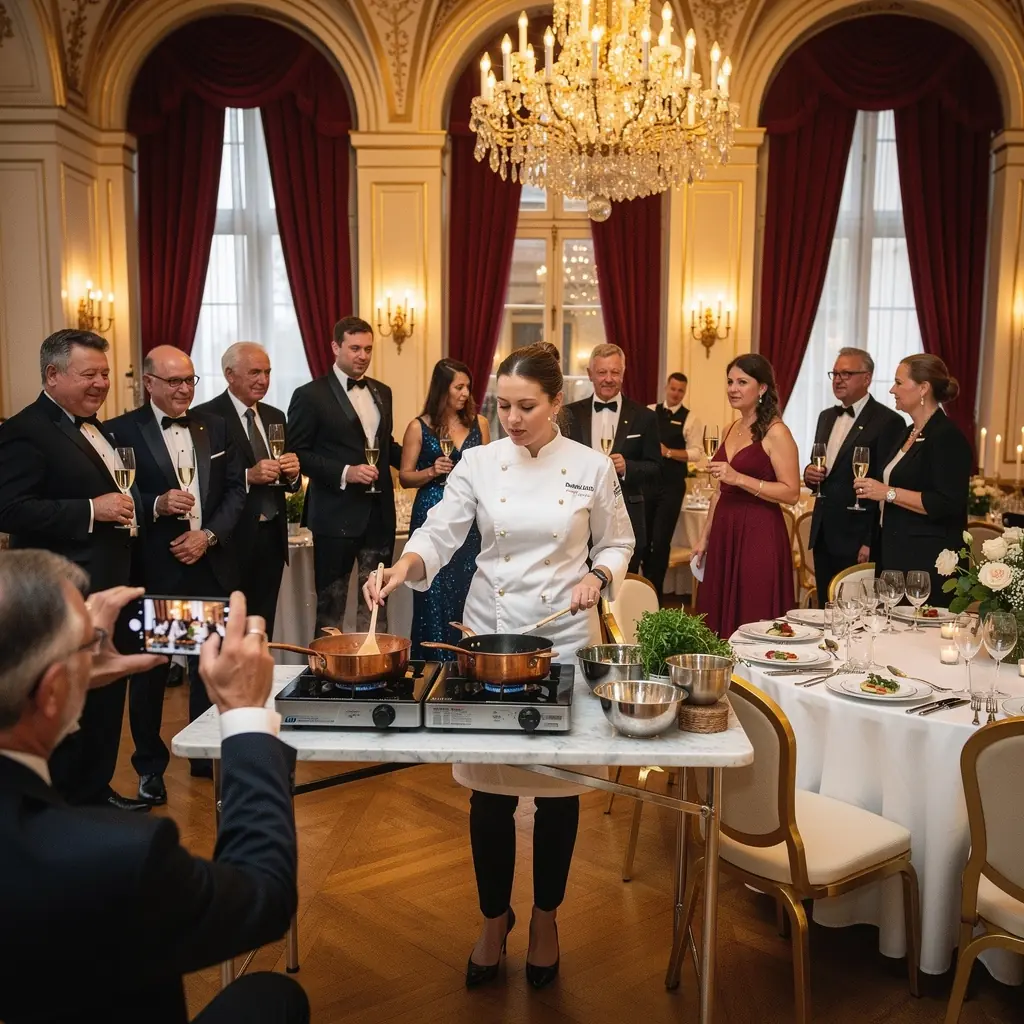 Ein schГ¶n angerichteter Tisch mit verschiedenen Speisen, die aus dem Kochtraining stammen.